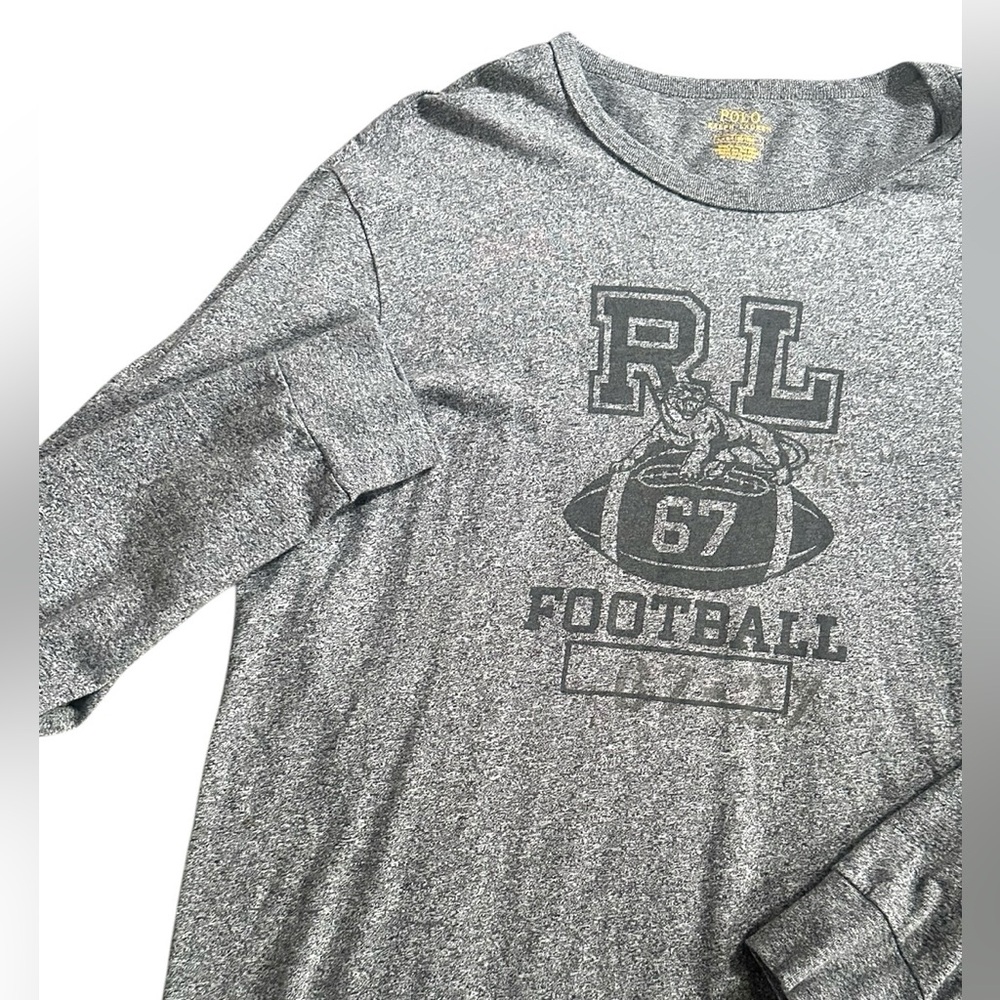 Men’s Polo Ralph Lauren Crew Football Long Sleeve Shirt size‎ Large
